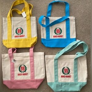 99 Ranch Market Canvas Tote Bag Set - Multicolor